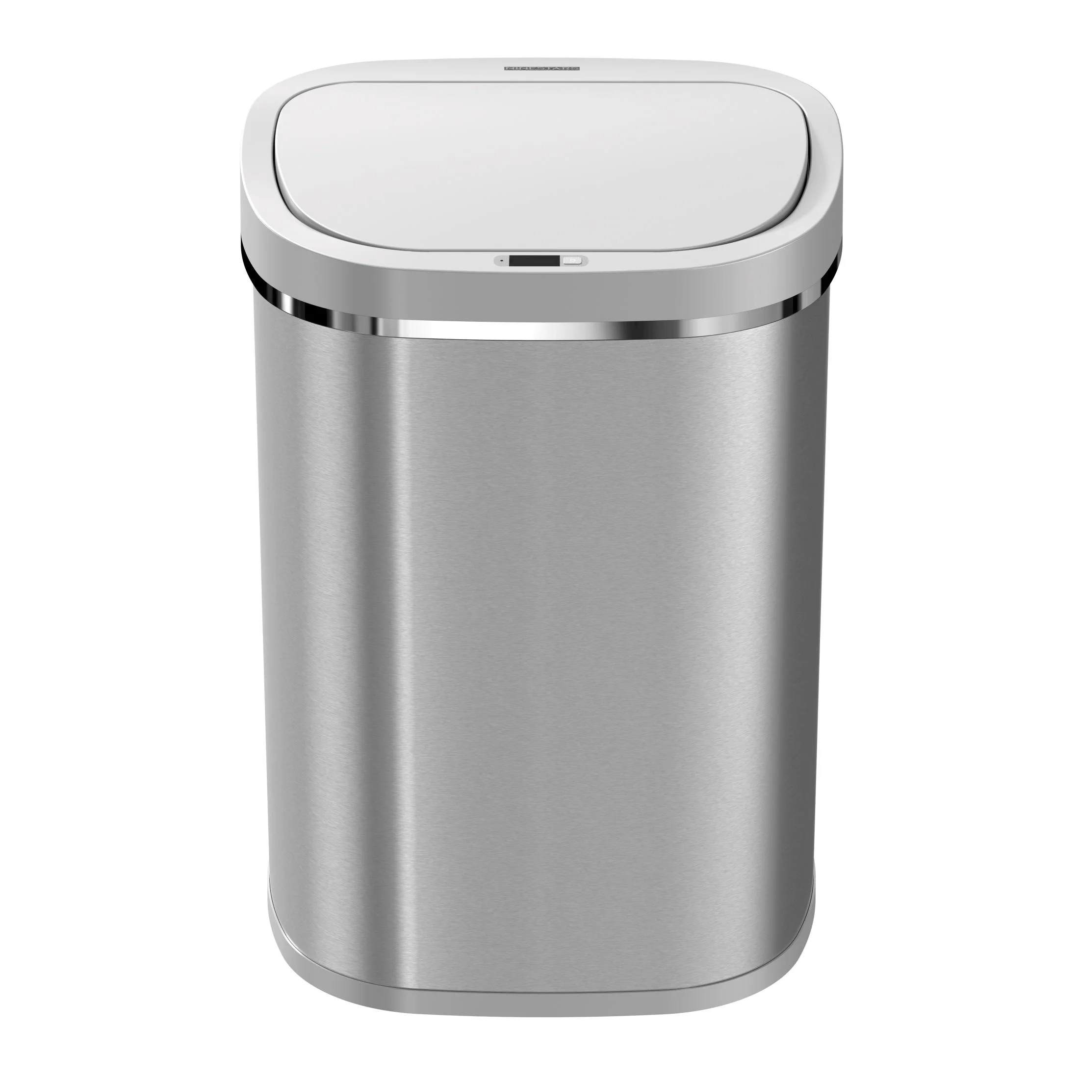 Round metal stainless steel trash waste container 80l  large recycle bin sizes prices dustbins