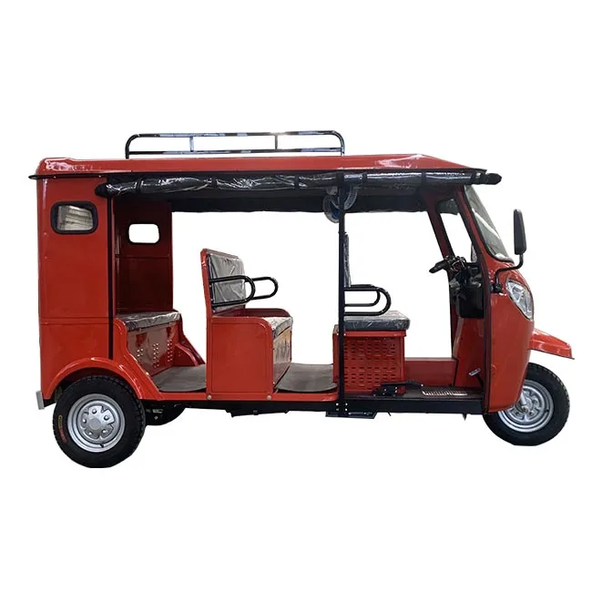Трехколесный велосипед моторизованный бензин fuled Bajaj 4-местный Tuktuk