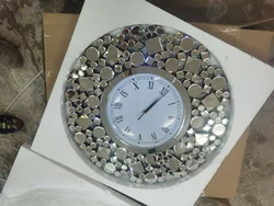 3d mirror wall clock