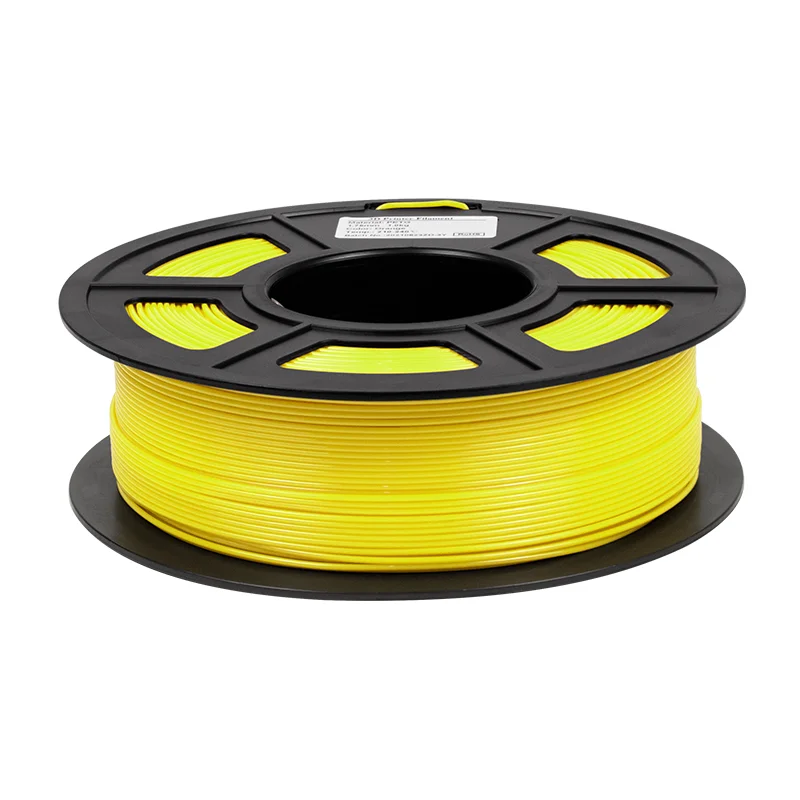 ISANMATE high quality 3d filament petg 1.75mm Petg granul color yellow with 3d printer filament