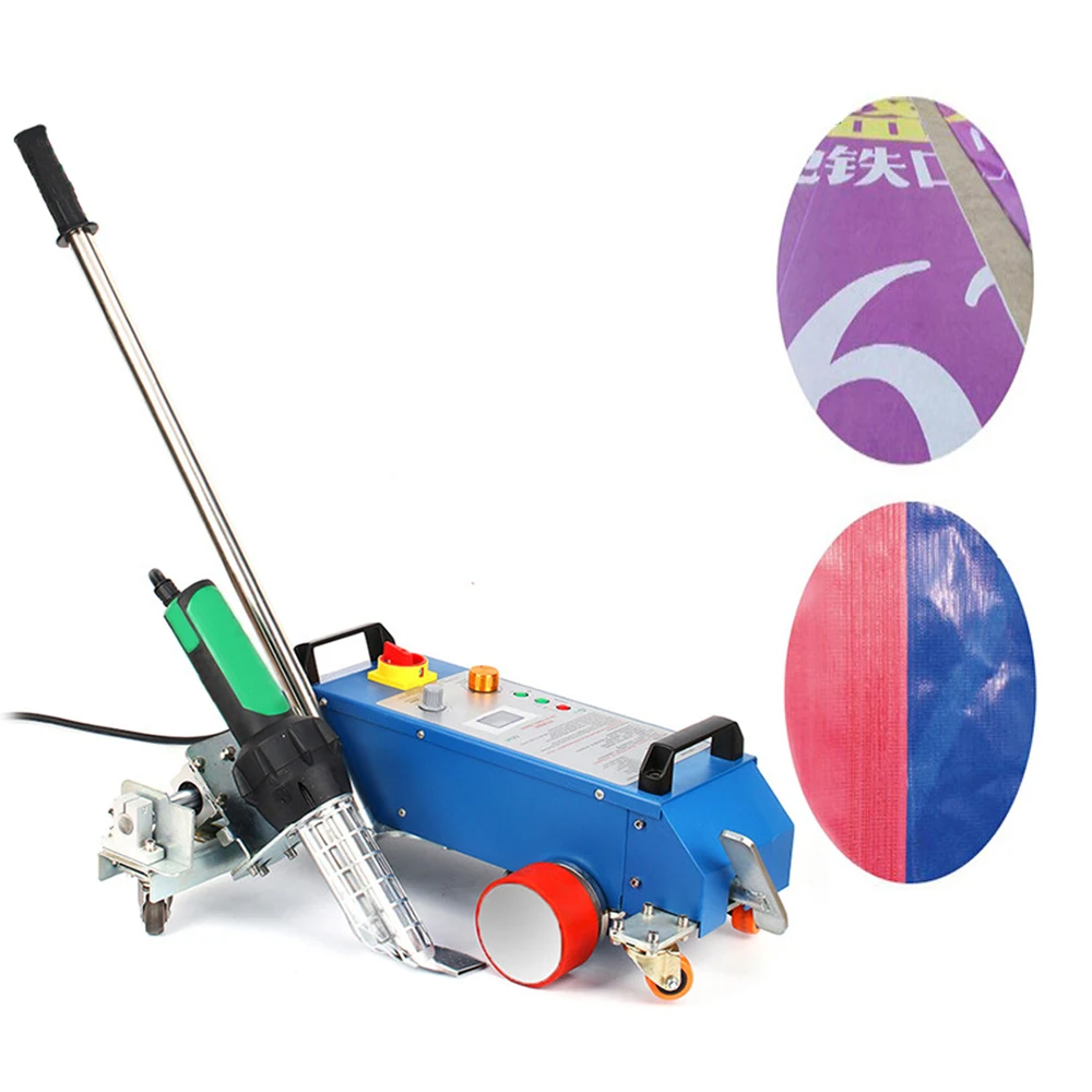 TOP3400B automatic pvc canvas tarpaulin cloth hot melt welding machine