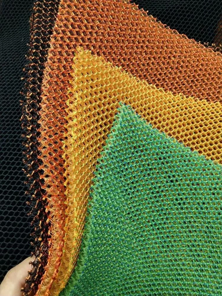 wholesale many kinds of low price 3d air mesh hexagonal fabrics 8mm