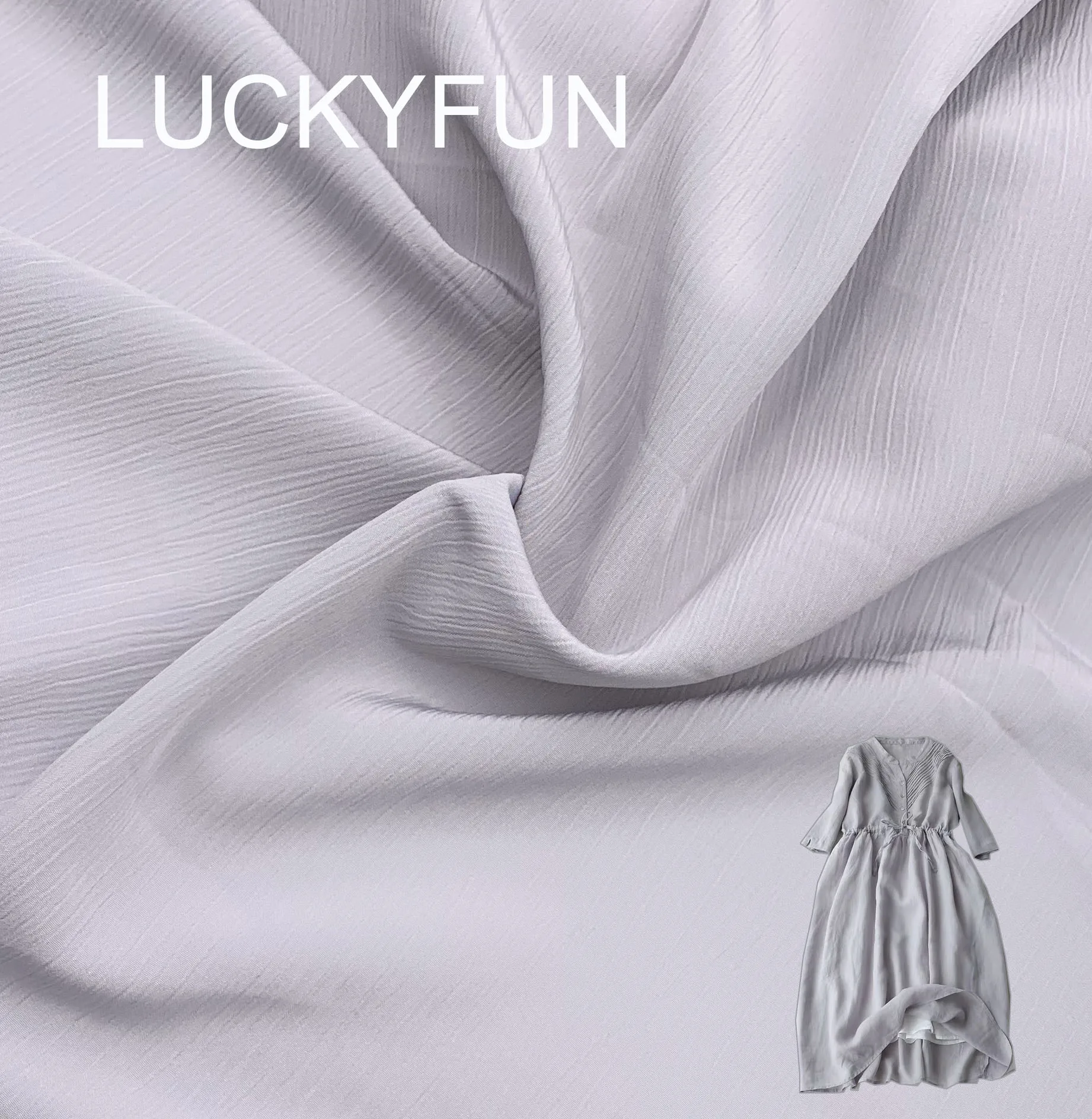 Best sell Soft  hand feeling poly crape fabric for woman cloth