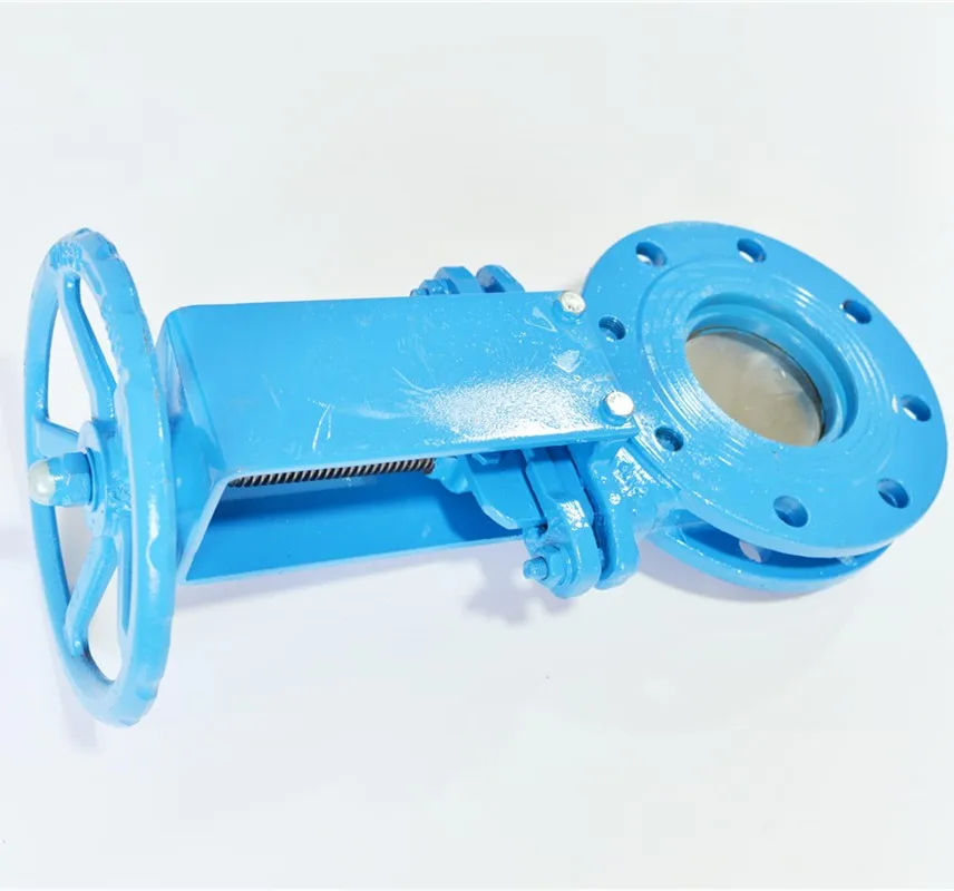 China factory Wholesale Casting Iron  Resilient Seated Ductile Iron 4 inch knife gate valve
