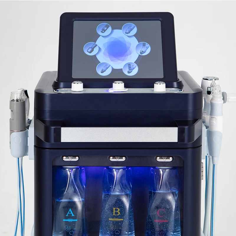 Многофункциональная микродермабразия Aqua Clean spa Гидро Машина для лица с 3