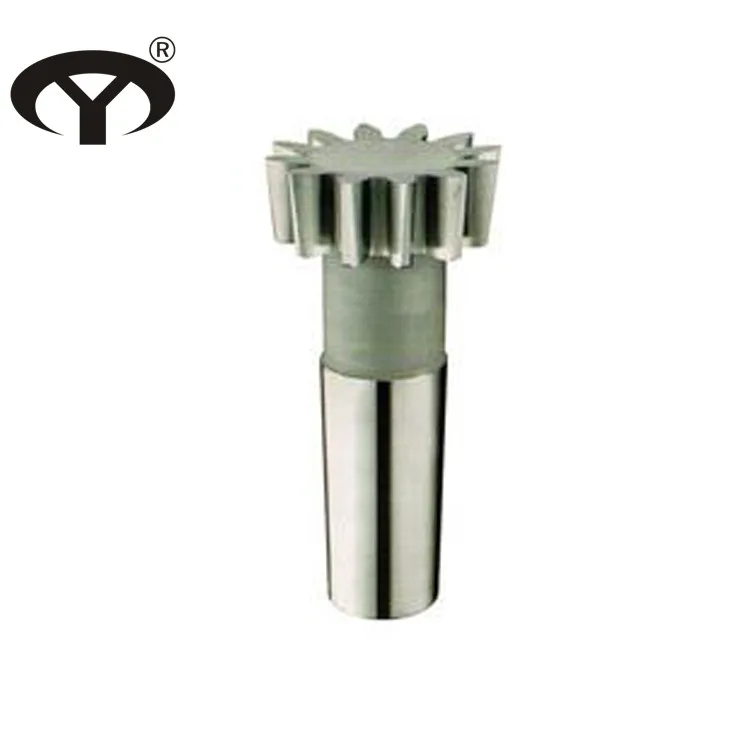 Резак для шестерни с коническим хвостовиком HSS M2 df25 мм