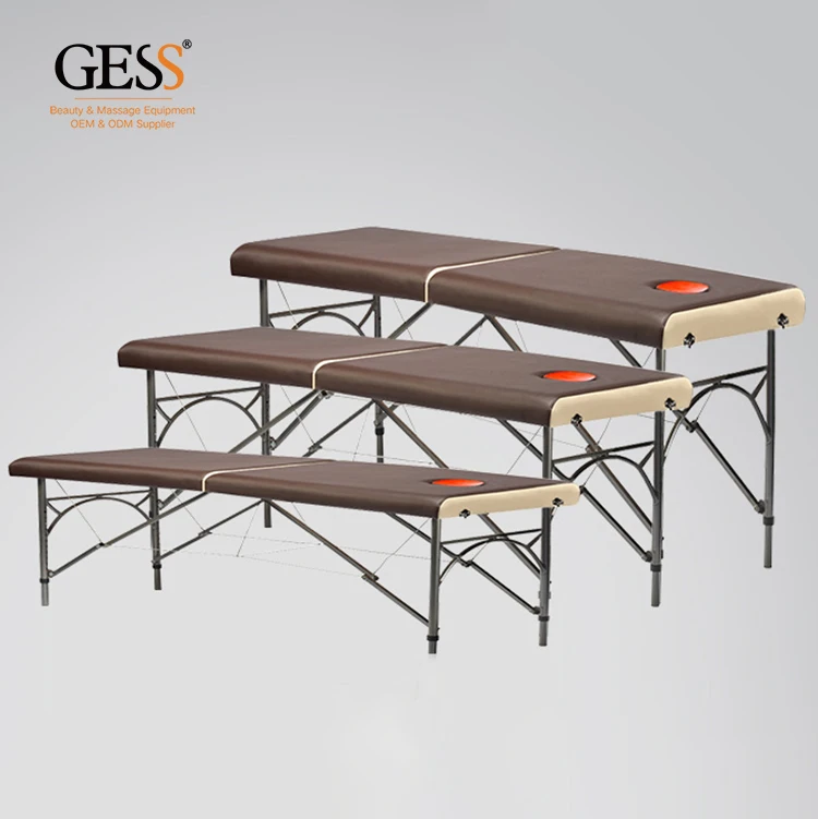 GESS hydraulic portable facial bed set massage table beauty salon spa tattoo chair