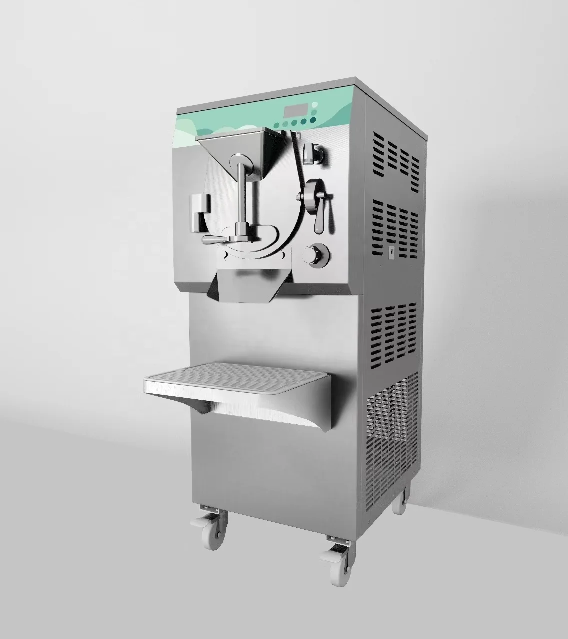 Oceanpower Commercial Hard Ice Cream Machine Sorbet Gelato Maker Batch Freezer OPH42 plus