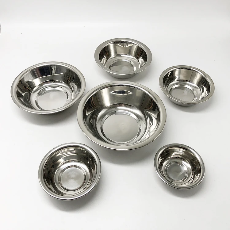 Wholesale food bowl mixing bowl set food grade stainless steel bowl