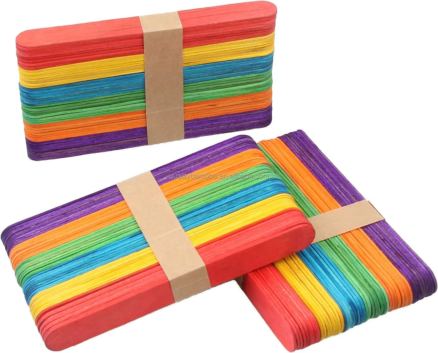 Rainbow Popsicle Sticks, Arts and Crafts for DIY Game Making, Building Design