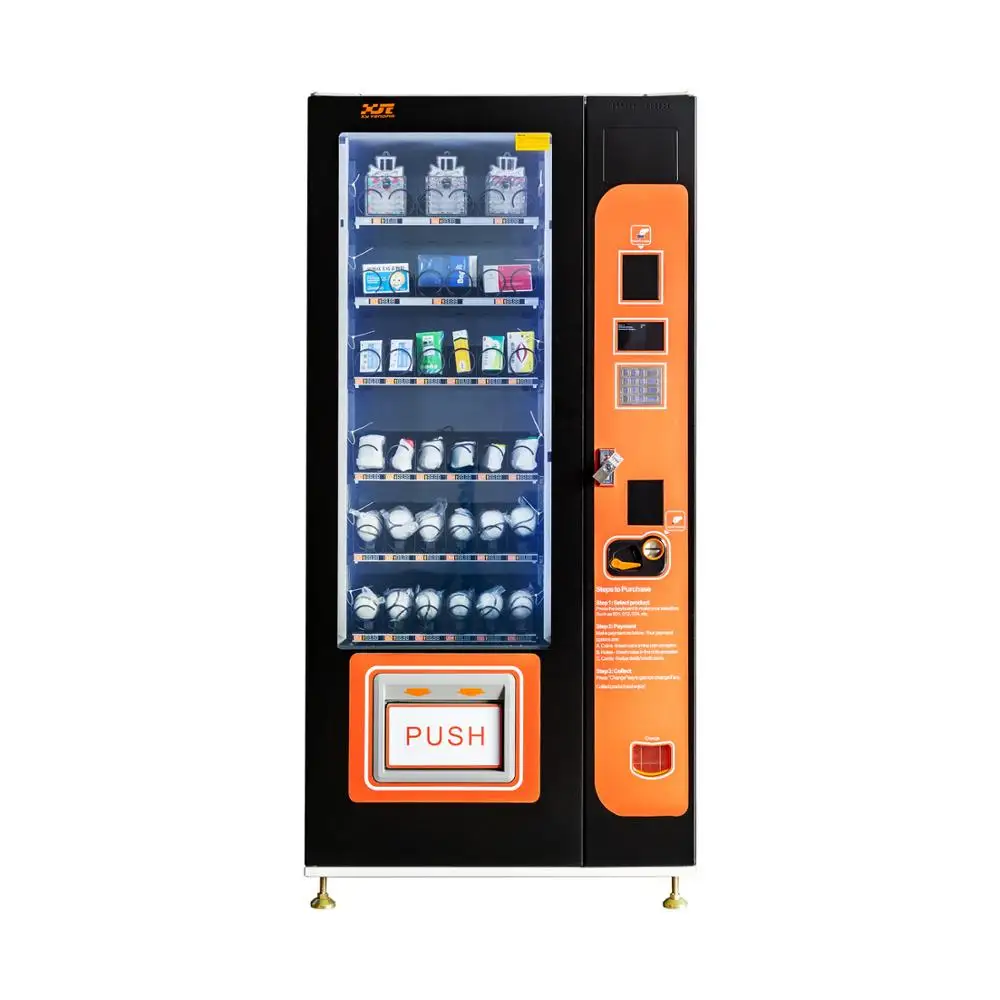 Low Price little slim Food Vending Machine  for foods and drinks snack for sale