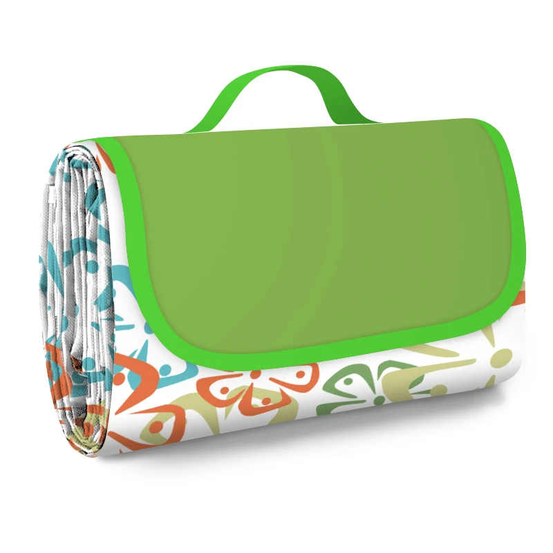2024 Fashion Styles Hot Network Outdoor Beach Camping Mat Simple Style Portable Folding Picnic Blanket