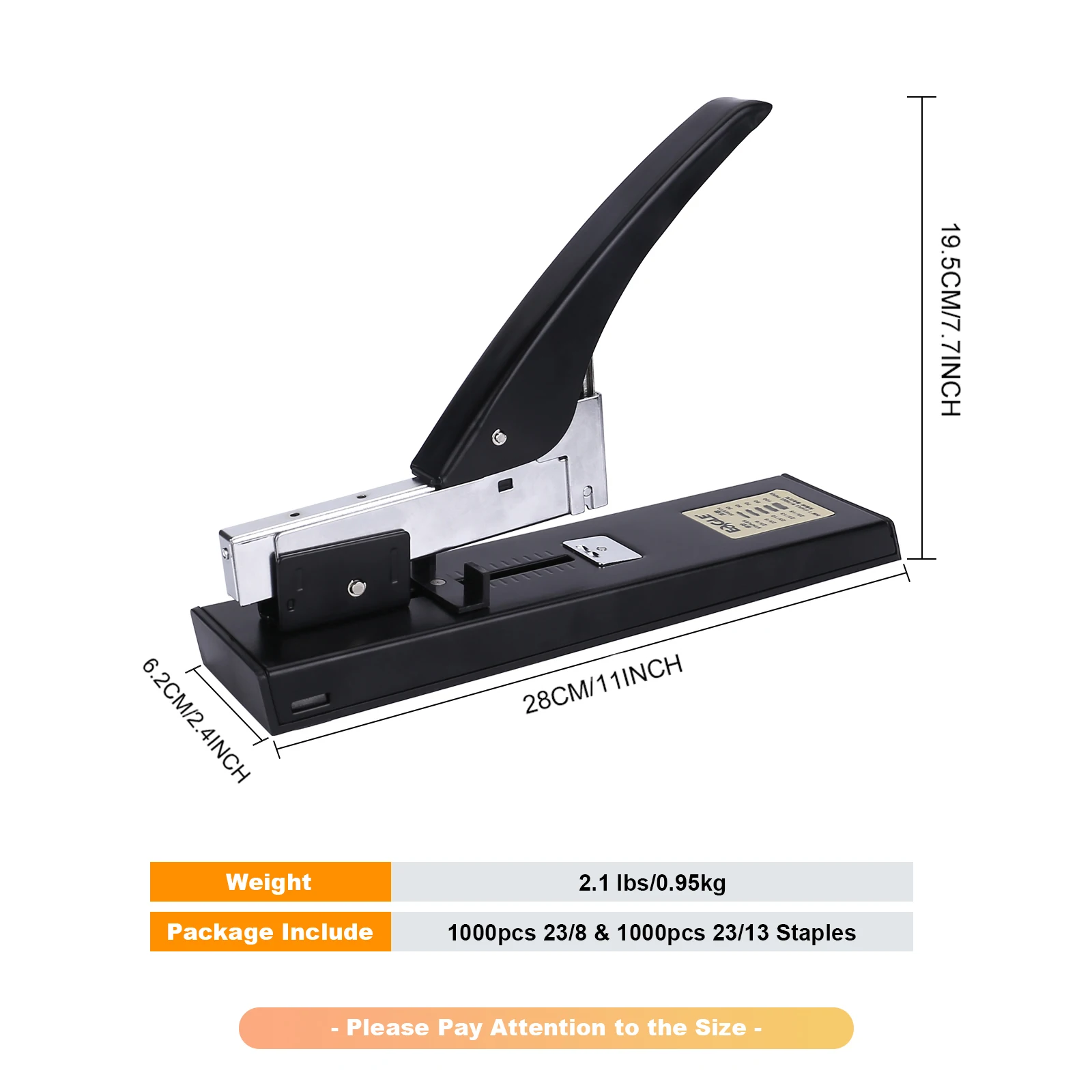 Eagle 938 Heavy Duty Stapler High-Quality Office Pinning Machine for Efficient Thick Paper Binding