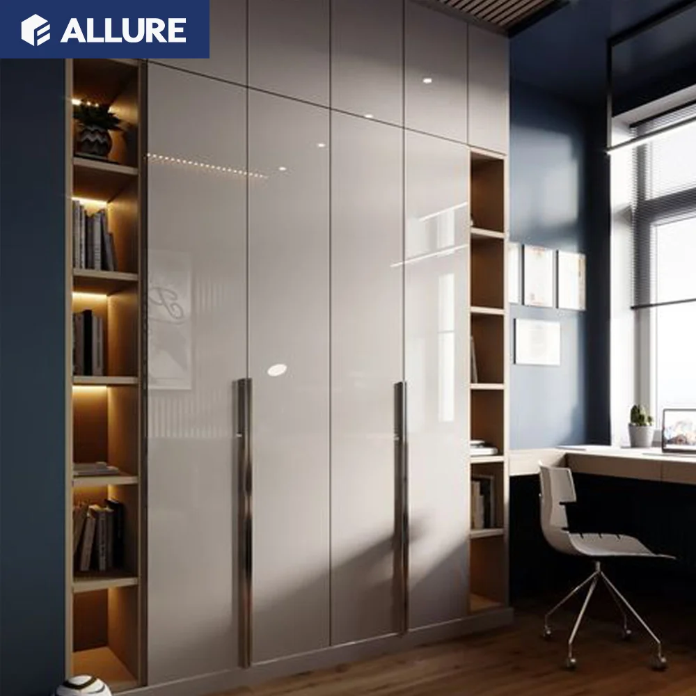 Allure industrial collapsible roller shutter doors trunk wardrobe storage organiser with wheels