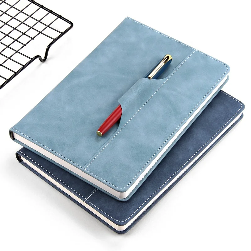 The factory produces custom-made recyclable paper notebooks with waterproof covers essential workbooks for meetings