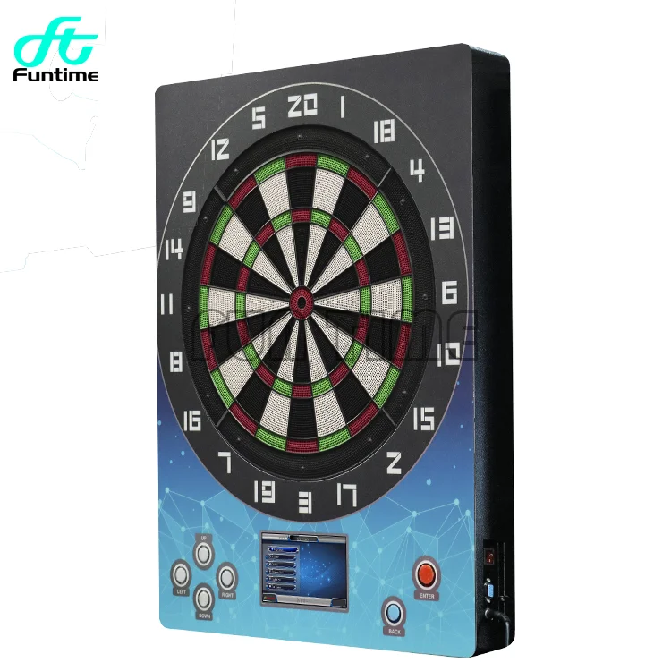 Coin Operated Darts Machine With Smart Online Match Darts Mini Plus Dart Game Machine for Game Center