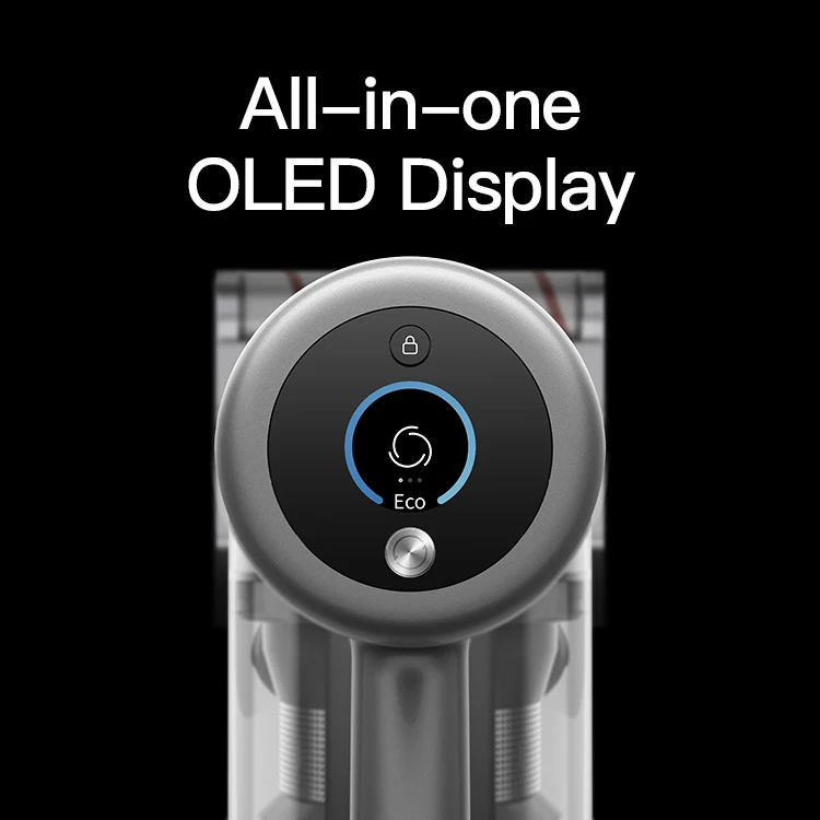  Ручной беспроводной пылесос OLED дисплей 25000Pa 150AW циклонный фильтр очиститель dreame