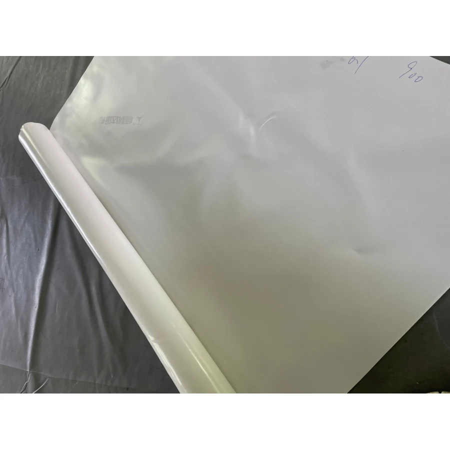 Industrial white strong stretch waterproof cloth PVC waterproof film 600gsm for stadiums