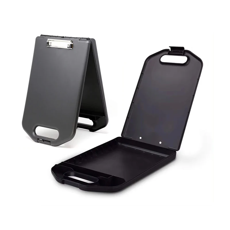 A4 Size Clipboard with Storage Foldable Plastic Storage Clipboard