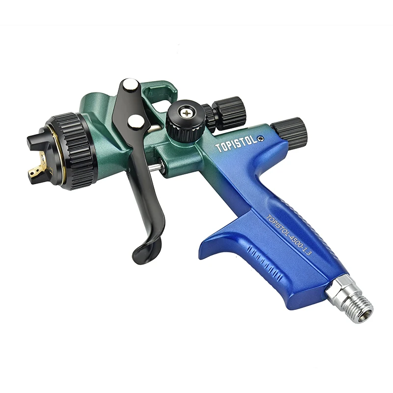WZAUTO Two-color 4000B Multi-function Auto Spray Paint Gun Refinishing Air Pneumatic Car Paint Spray Gun Power Spray gun