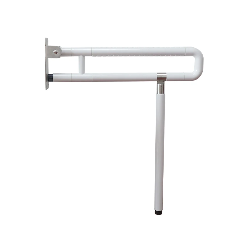 Foldable Toilet Grab Bar 304 Stainless Steel Shower Handrails Anti Slip Bathroom Seat Support Bar Flip-Up Bathtub Grab