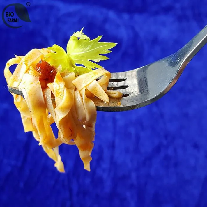 Pure natural organic yellow bean flour spaghetti