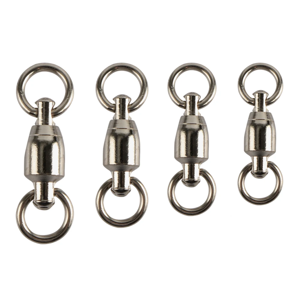 Newbility snap pesca new fishing tackle ball bearing swivel solid ring fishing snap swivel