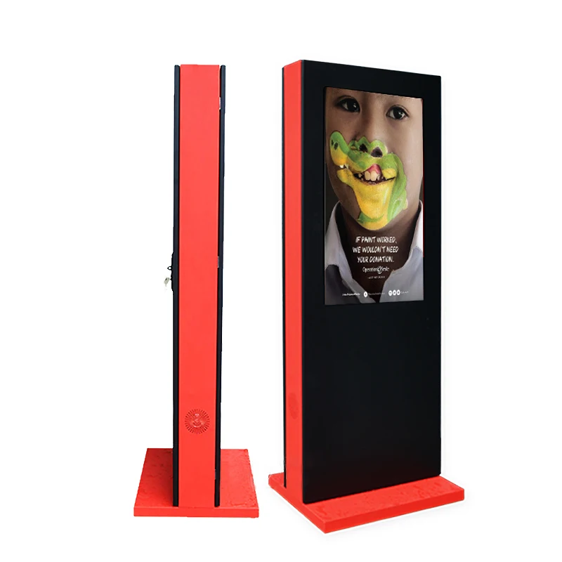 43 '/50'/65 '/напольная стойка Ip65 вертикальный сенсорный экран Android Windows цифровая вывеска наружная реклама киоск
