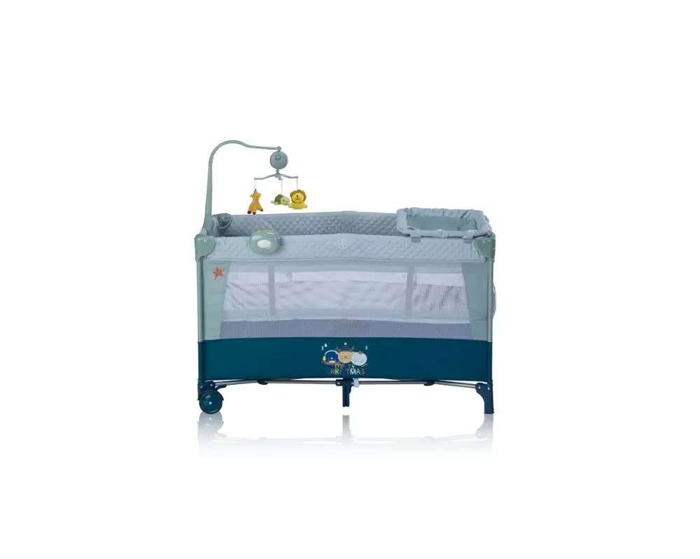 
EN716 Baby Foldable Playpen Baby Crib Travel Cot 