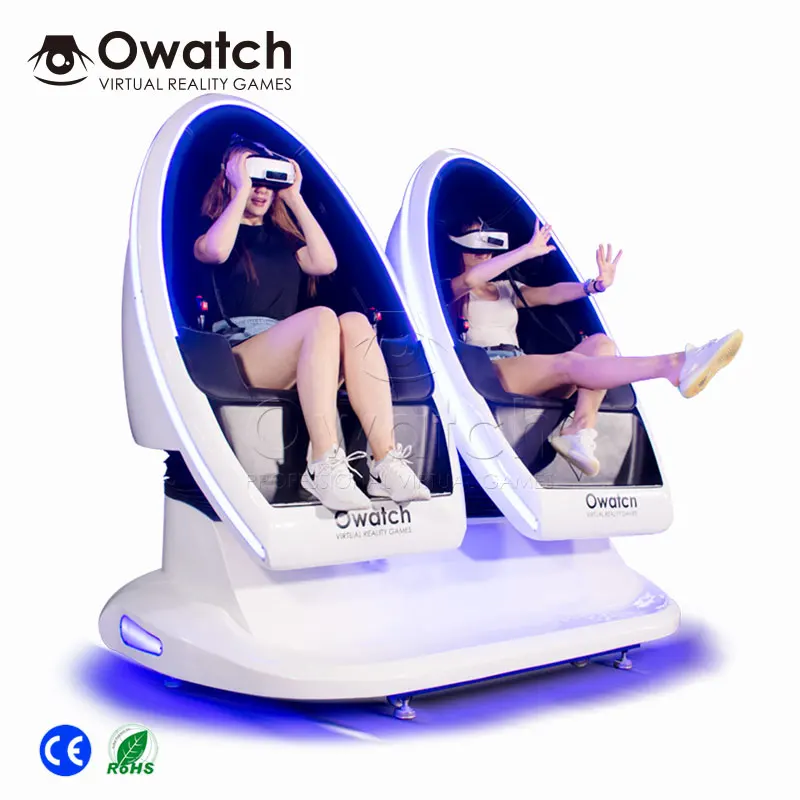 9D VR Robot Double Seats 9d Virtual Reality Chair With Standing Touch Screen