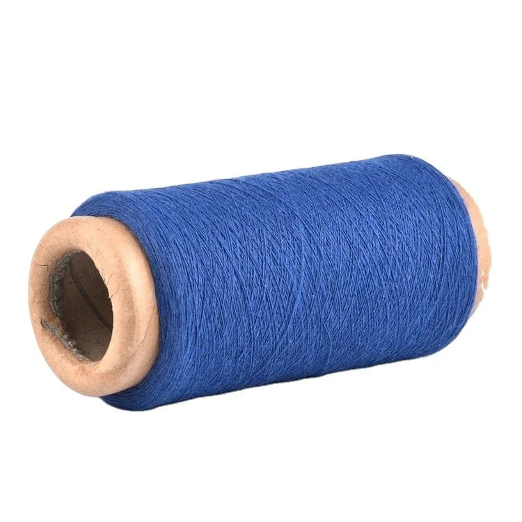 Wholesale Eco Low Price Polyester Cotton Blended OE Yarn Recycled 65/35 50/50 Knitting Yarn Sewing thread