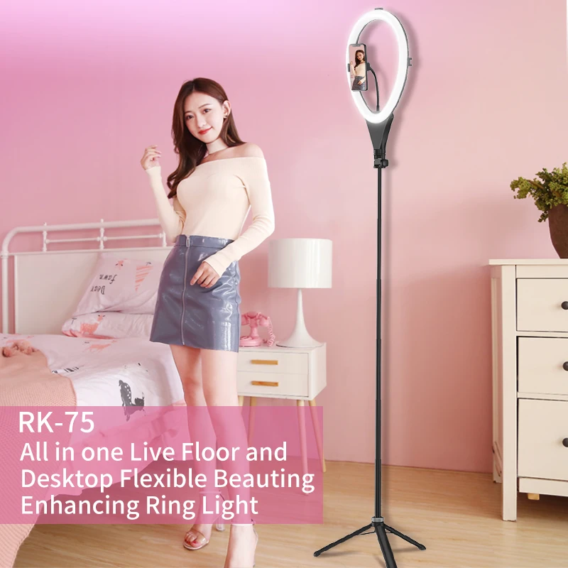 Hot Sale 14 Inch Selfie Ring Light with Tripod Stand for TikTok Video Live Stream Makeup Photography All in One Ring Light