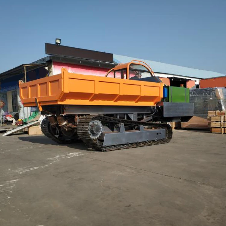 Strong carrying capacity Agricultural crawler dump truck