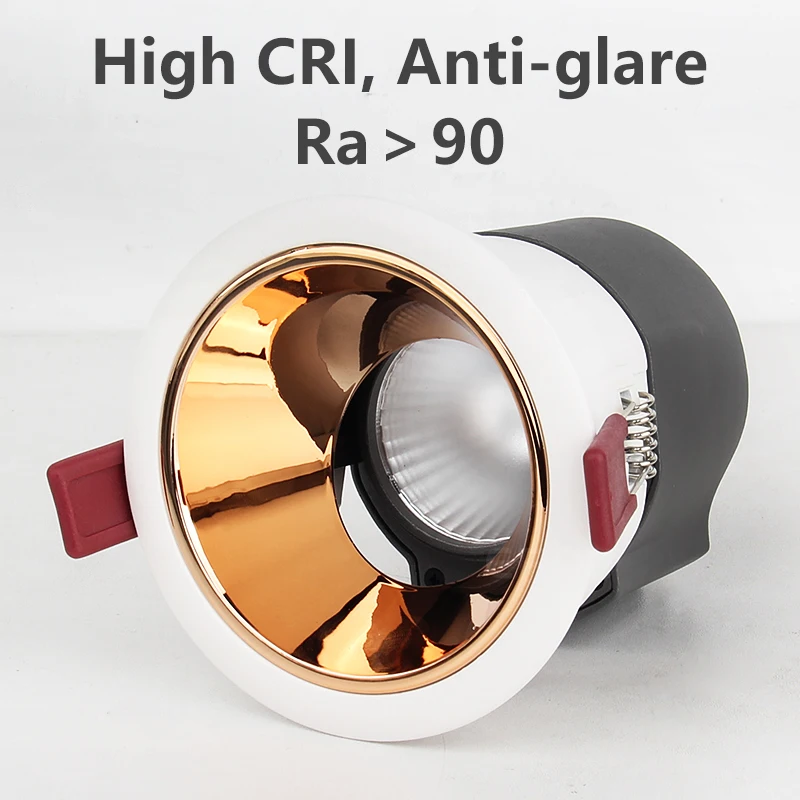 New design mini led spotlights recessed wall wash light downlight beam angle 24 commercial COB Spotlights