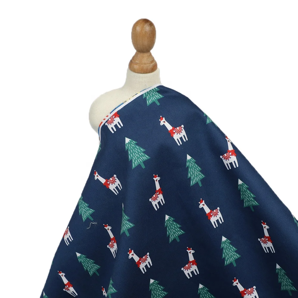 LOW MOQ High quality 100% cotton woven twill custom digital printing fabric for garment