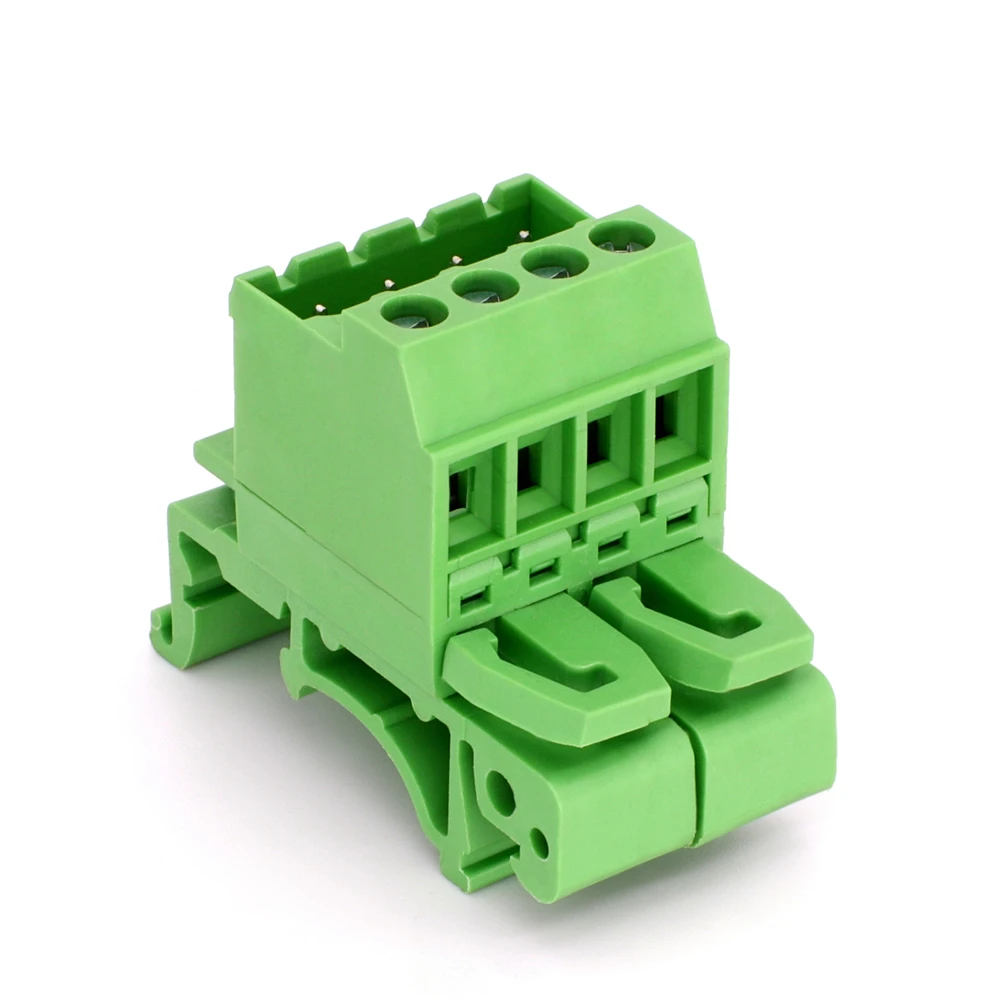 5.08mm Standard DIN Rail Mount 2 3 4 5 6~24 position Pluggable PCB Terminal Block Header