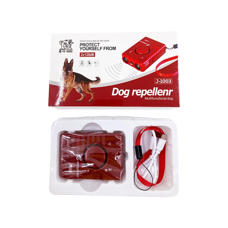 Pet Training Products Anti Barking Repeller Led Flashlights Ultrasonic Dog Bark deterrents and Training Device