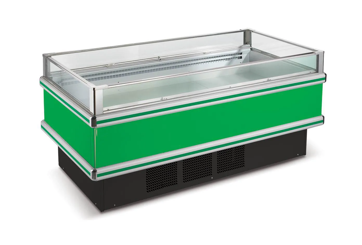 retail cabinet display commercial supermarket dairy refrigerator  island fruit vegetable refrigerator display cooler showcase