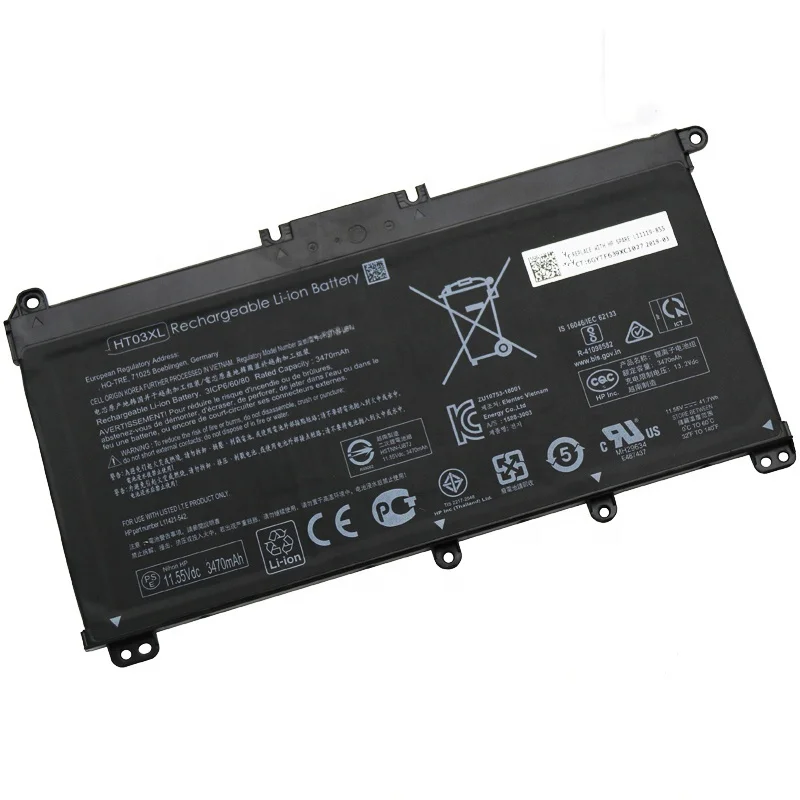 Аккумулятор HT03XL HTO3XL HTo3X 11 55 в 3470 мАч для ноутбука HP 14-CE000