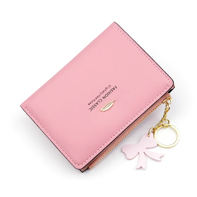 Fashion luxury custom new purse ladies short purse card bag card holder wallet