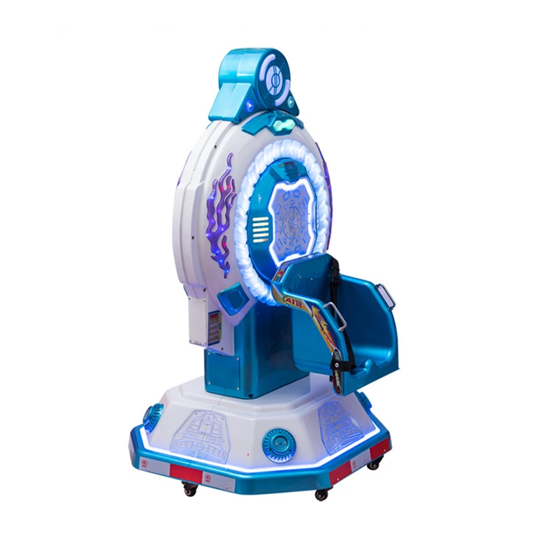 Amusement 3D Kiddie Ride with Racing Games Coin Operated Swing Machine Car Racing Game for Kids