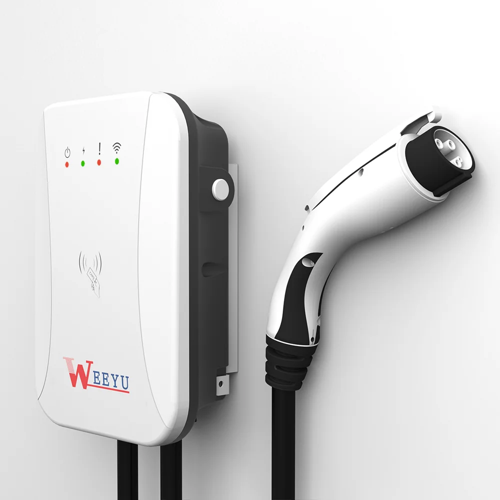 UL Listed EV зарядное устройство J1772 тип 1 уровень 2 32a 40a 7kw 10kw электрическое автомобильное Wallbox зарядная станция для США Канада