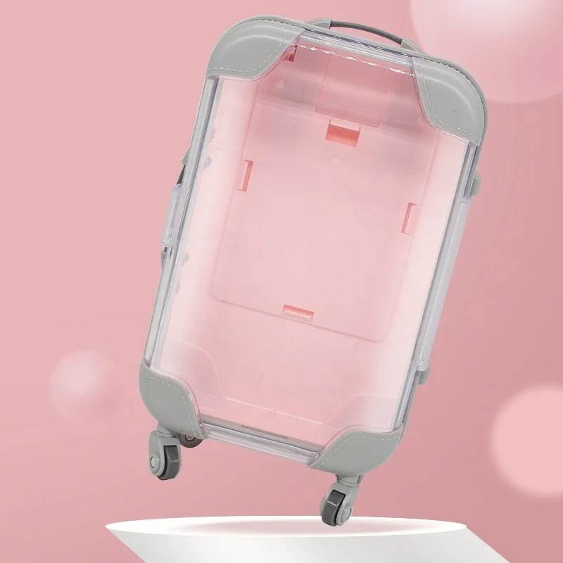 Customized mini luggage case for eyelashes various colors customized suitcase