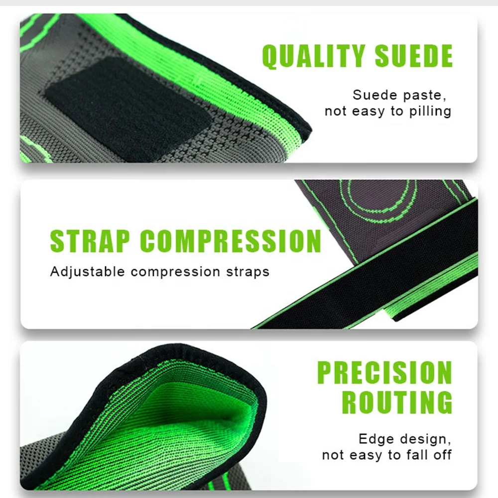 Yugland New Arrival Custom Wholesale Nylon Knit Wrap Knee Sports Support Hinged Knee Pads, Knee Pads