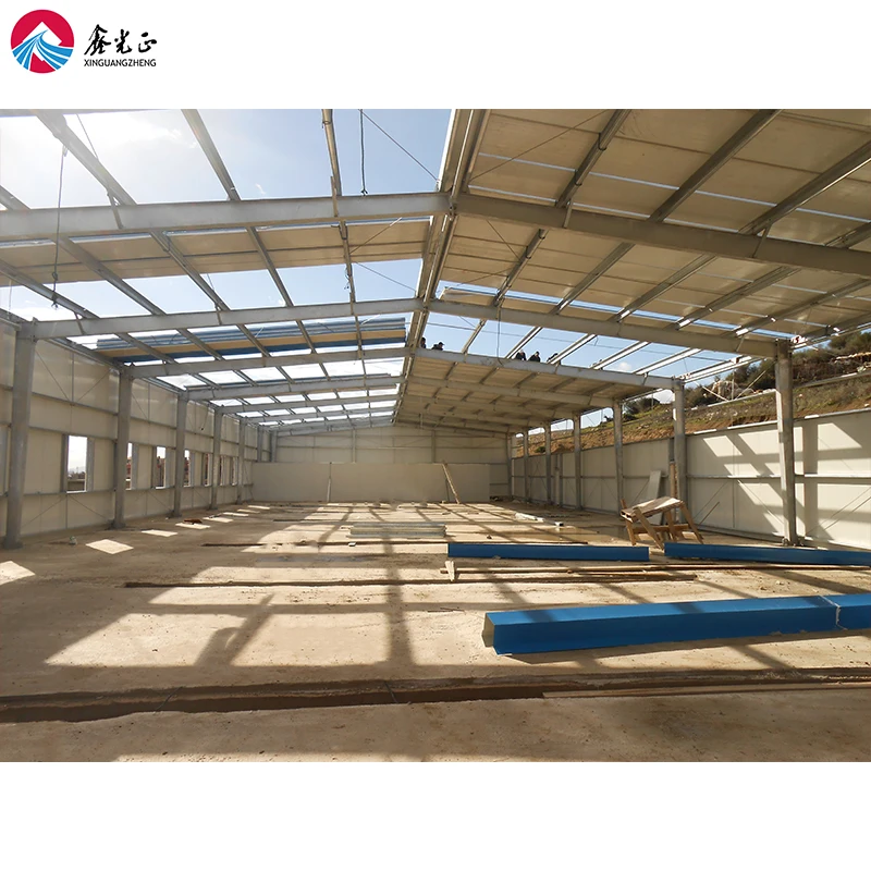 Low Cost And Fast Assembling Prefabricated Steel Frame Warehouse Metal Building