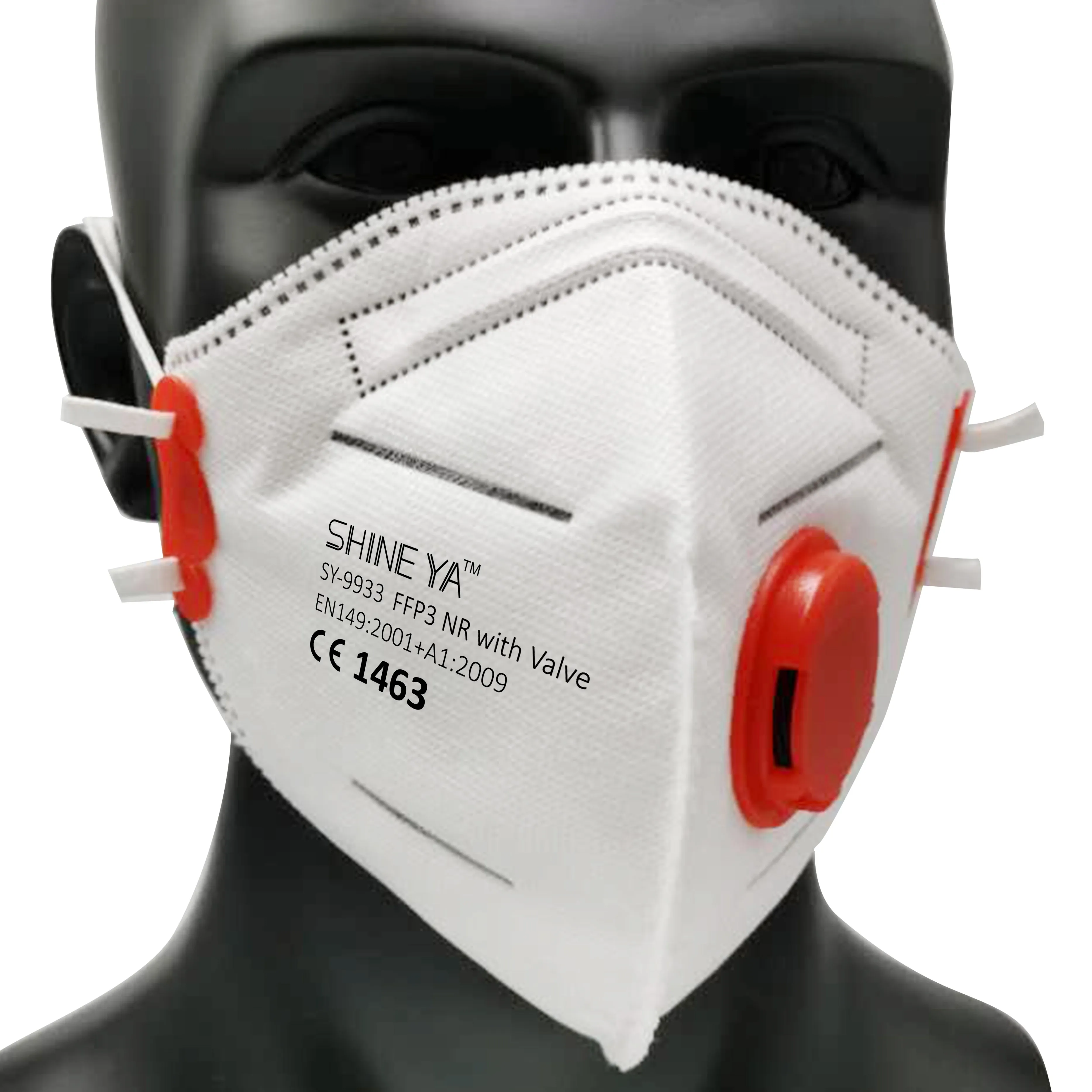 
ShineYa ISO 9001 CE Approved NB 1463 P3 FP3 FFP3 NR Particulate Respirators Masques Mascarilla Maschera Masks With Valve 