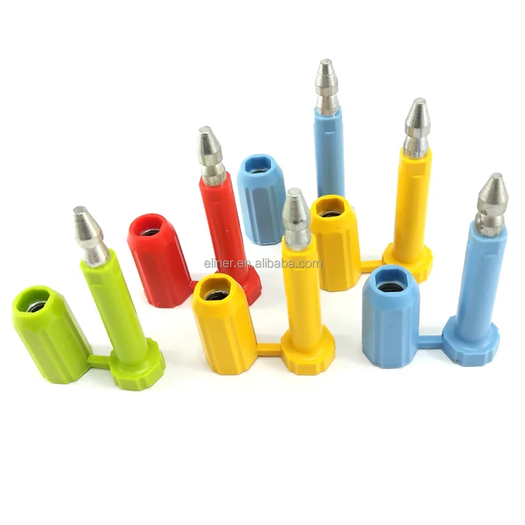 Bolt Seal High Security Serial Numbered Tamper Evident for Cargo Containers Trucks Railways Wagons Bullet Railway Containers