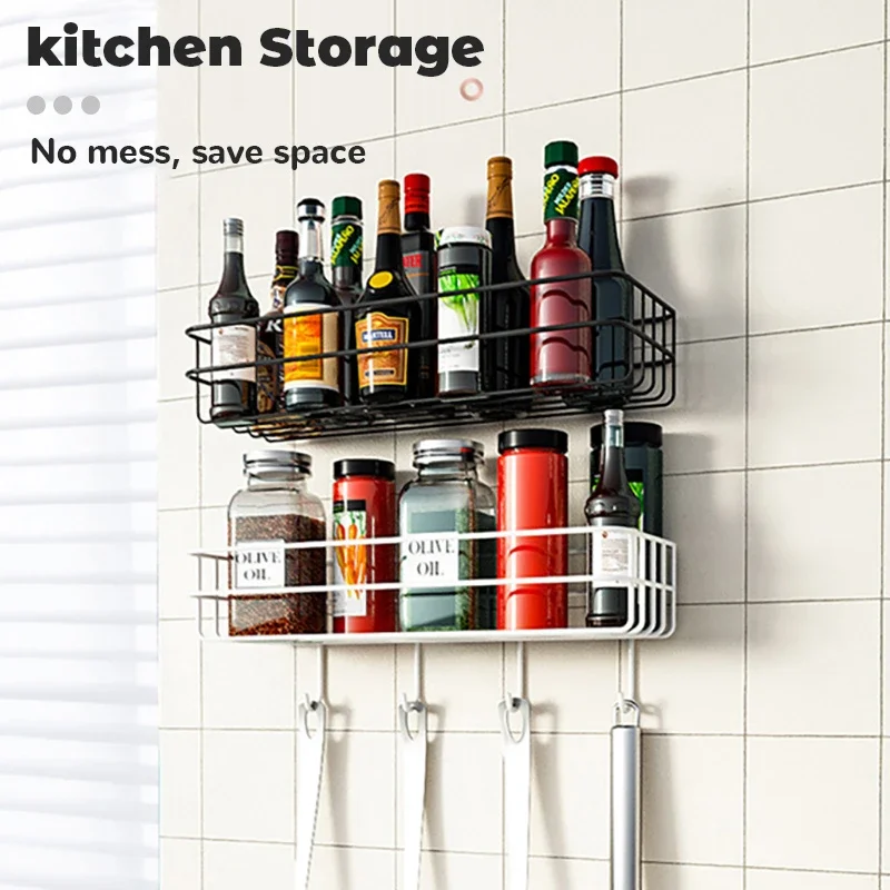 Bathroom Shelf  Shampoo Storage Rack  Bath Hanging Basket  Iron Cosmetic Holder