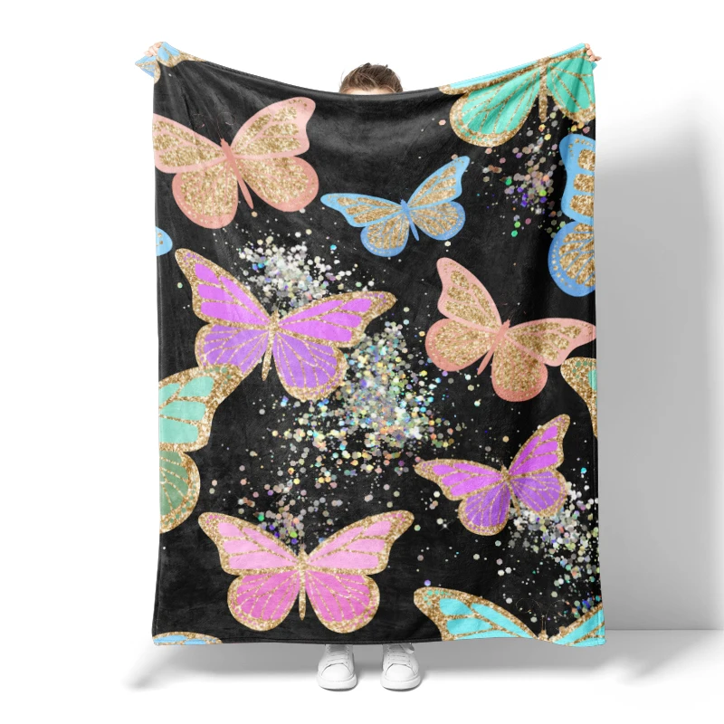 OEM Personalized Customized Design Blank Fleece Printed 3D Photo Digital Printing White Sublimation Custom Sunflower Blanket Wit