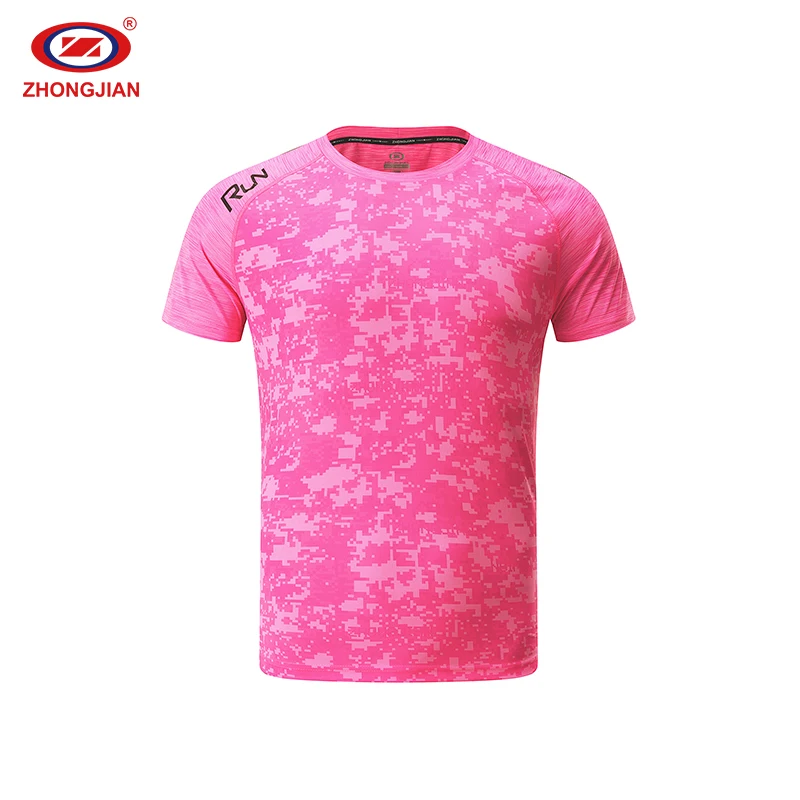 High Quality Short Sleeve Round Neck Plain Color Slim Fit Blank Mercerized T-shirt